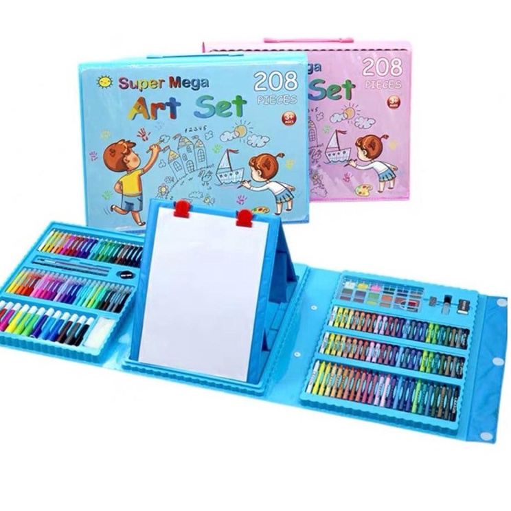 

Harga Terjamin J781 Set krayon set crayon set kerayon Super Mega Art Set Caryon isi 28 pieces Alat Set Mewarnai Alat Lukis