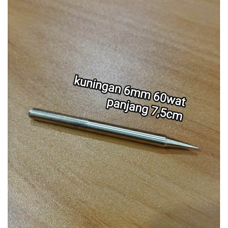 6MM 60WAT MATA SOLDER UJUNG SOLDER KUNINGAN