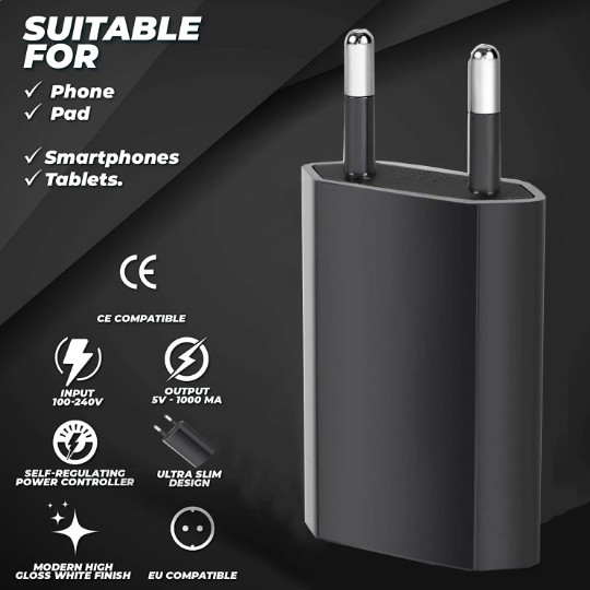 kepala charger iphone original 1A