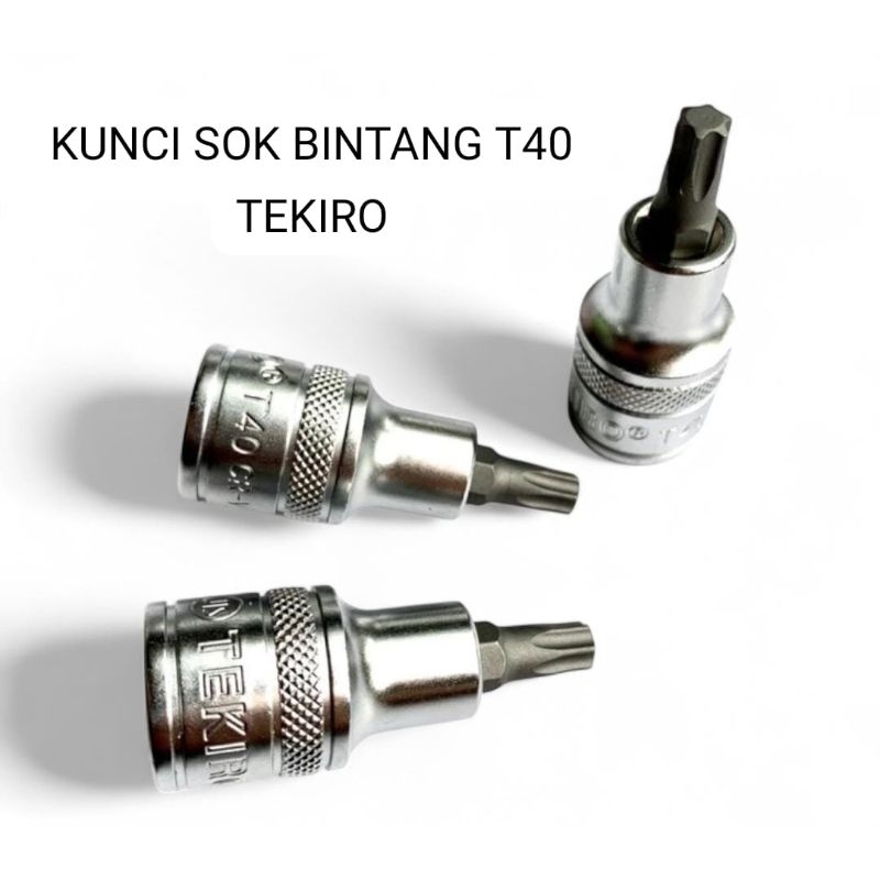 TEKIRO Kunci Sok Bintang 1/2" T40