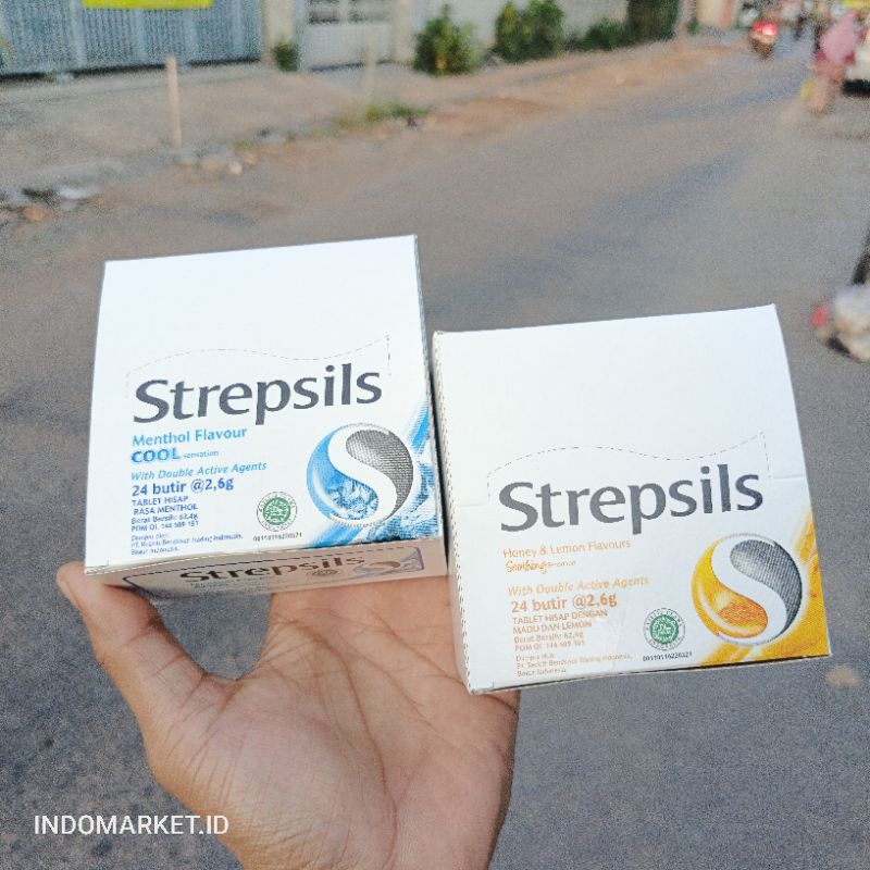 

INDOMARKET.ID / Strepsils Tablet hisap 24 butir 2,6g/Strepsils/Permen strepsils/Obat strepsils isi 24