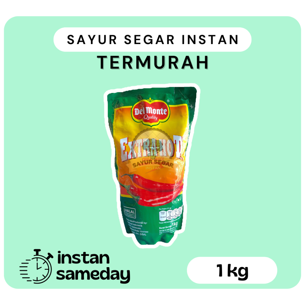 

Del Monte Extra Hot 1kg / Saus cabe ekstra pedas - SayurSegarInstan