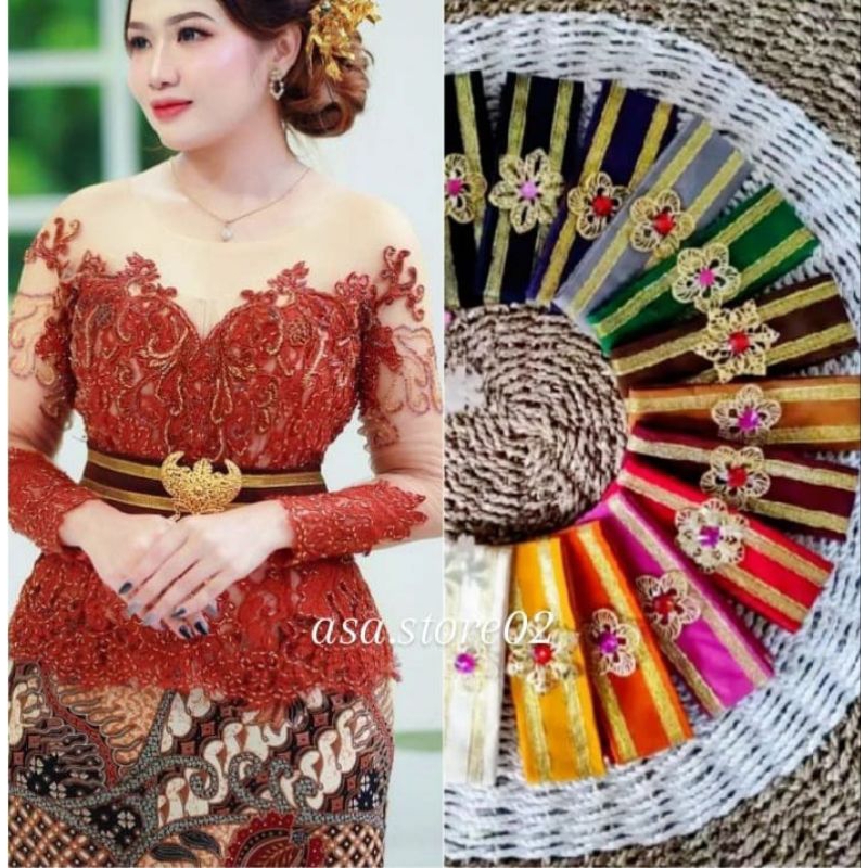 Ikat Pinggang Wanita Free Bros//OBI BLUDRU Obi Kebaya Bali/Ikat Pinggang Kebaya/Flash Sale