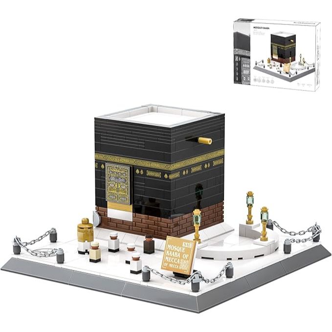 Lego Blok Bangunan Model Arsitektur Lego Balok Terkenal Di Dunia MASJID MEKKAH Dan KA'BAH