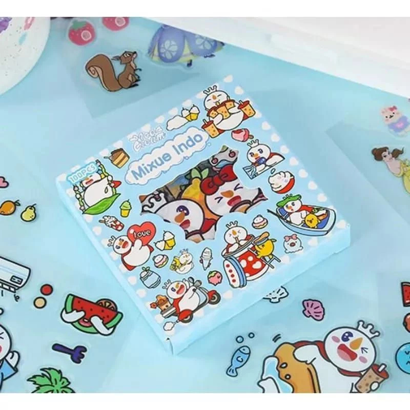 

1 Lembar Stiker Mixue Cici Doraemon Waterproof