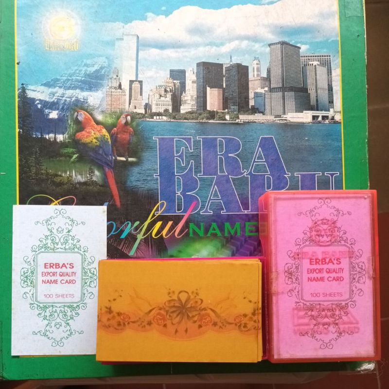 

ERBA PROMO KARTU NAMA ERA BARU | PRODUK DIJAMIN ORIGINAL | HARGA TERMURAH | KARTU NAMA ISI 100 | KARTU NAMA POLOS | KARTU NAMA BERGAMBAR