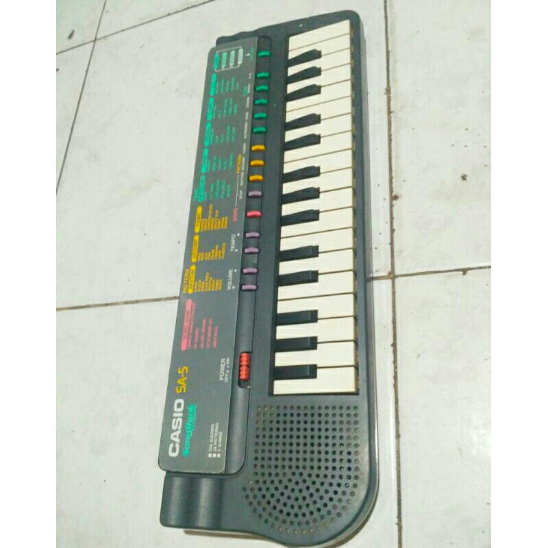 keyboard, piano Casio mini sa5, normal second