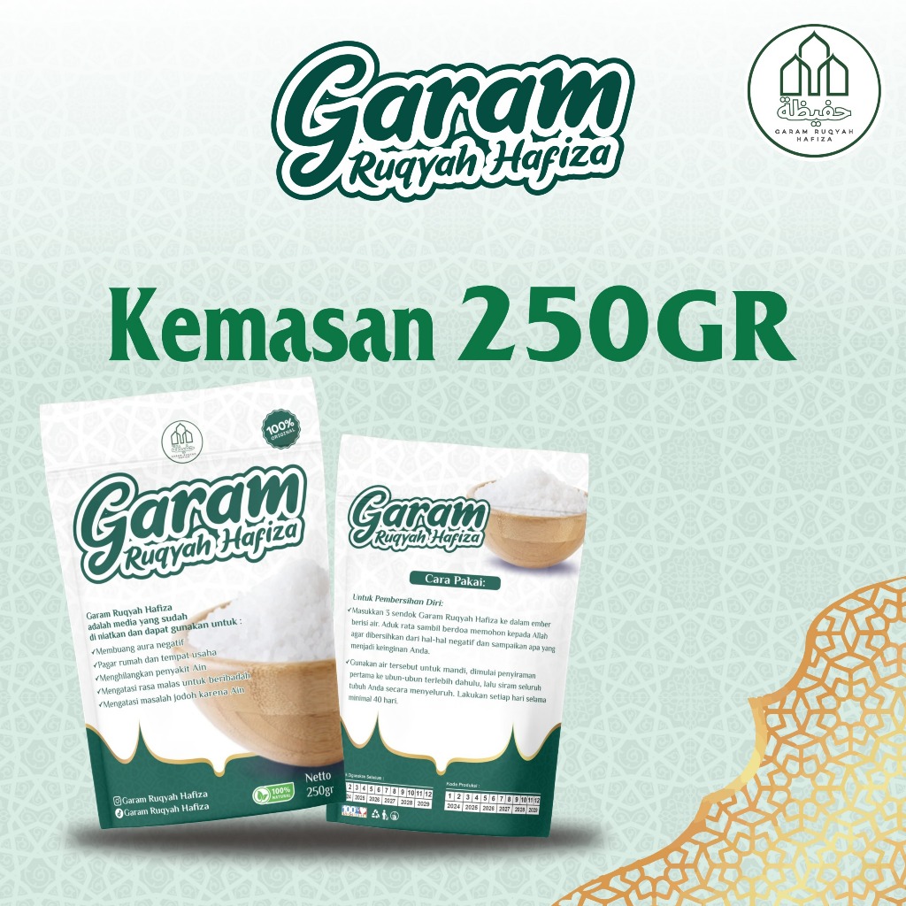 

Garam Ruqyah Hafiza Original Kemasan 250Gr