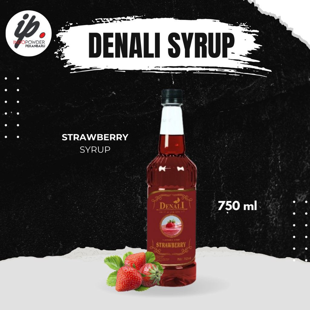 

Denali Syrup Strawberry 750ml