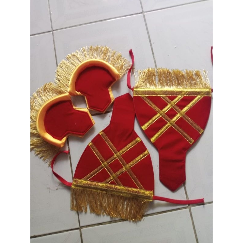 1 Set komplit Ban lengan Evolet Marchingband AKMIL / AKPOL  Premium | Rumbai jatuh kualitas Super | 