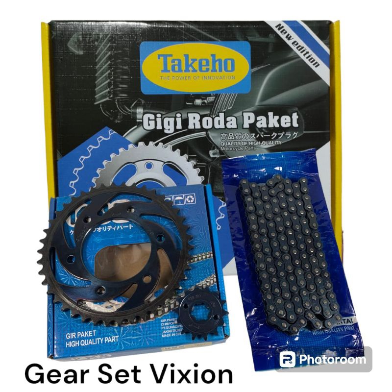 GEAR PAKET GIR GER SET YAMAHA VIXION LAMA (BAHAN BAJA)