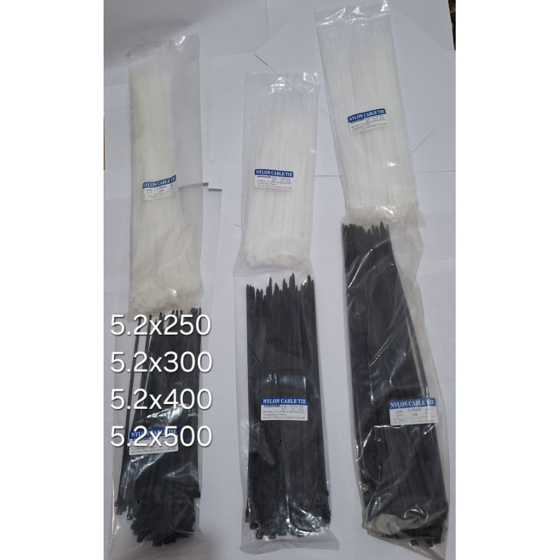 

Nylon Kabel Tis Tali Tie Lebih Tebal dan Lebar 5.2 x 25cm / 5.2 x 30cm 5.2 x 40 cm 5.2 x 50 cm