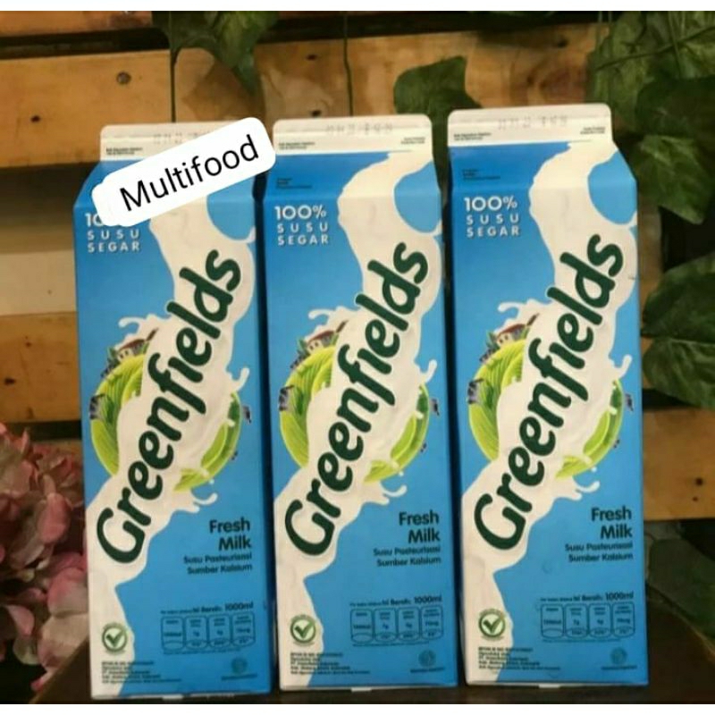 

Susu fresh milk Greenfields 1 liter / susu greenfields Murah 1000ml