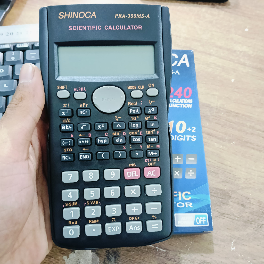 

Kalkulator Scientific Shinoca ilmiah PRA-350MS-A Kalkulator Shinoca Scientific Calculator