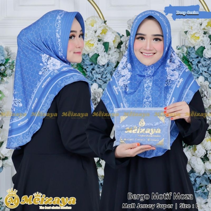 Bergo Motif Meizaya Jersey by Meizaya