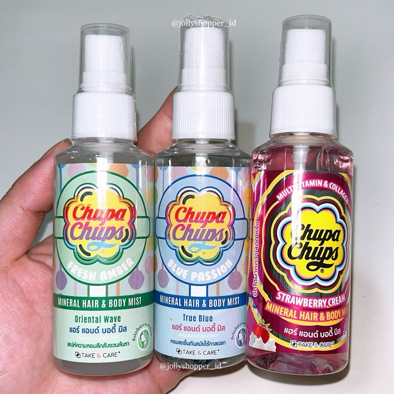 [READY STOCK] CHUPA CHUPS Mineral Hair & Body Mist (60ml) Original Thailand