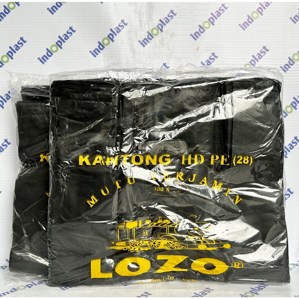 Kantong Plastik LOZO Hitam - Kresek Hitam - Kantong Kresek HITAM LOZO - 28