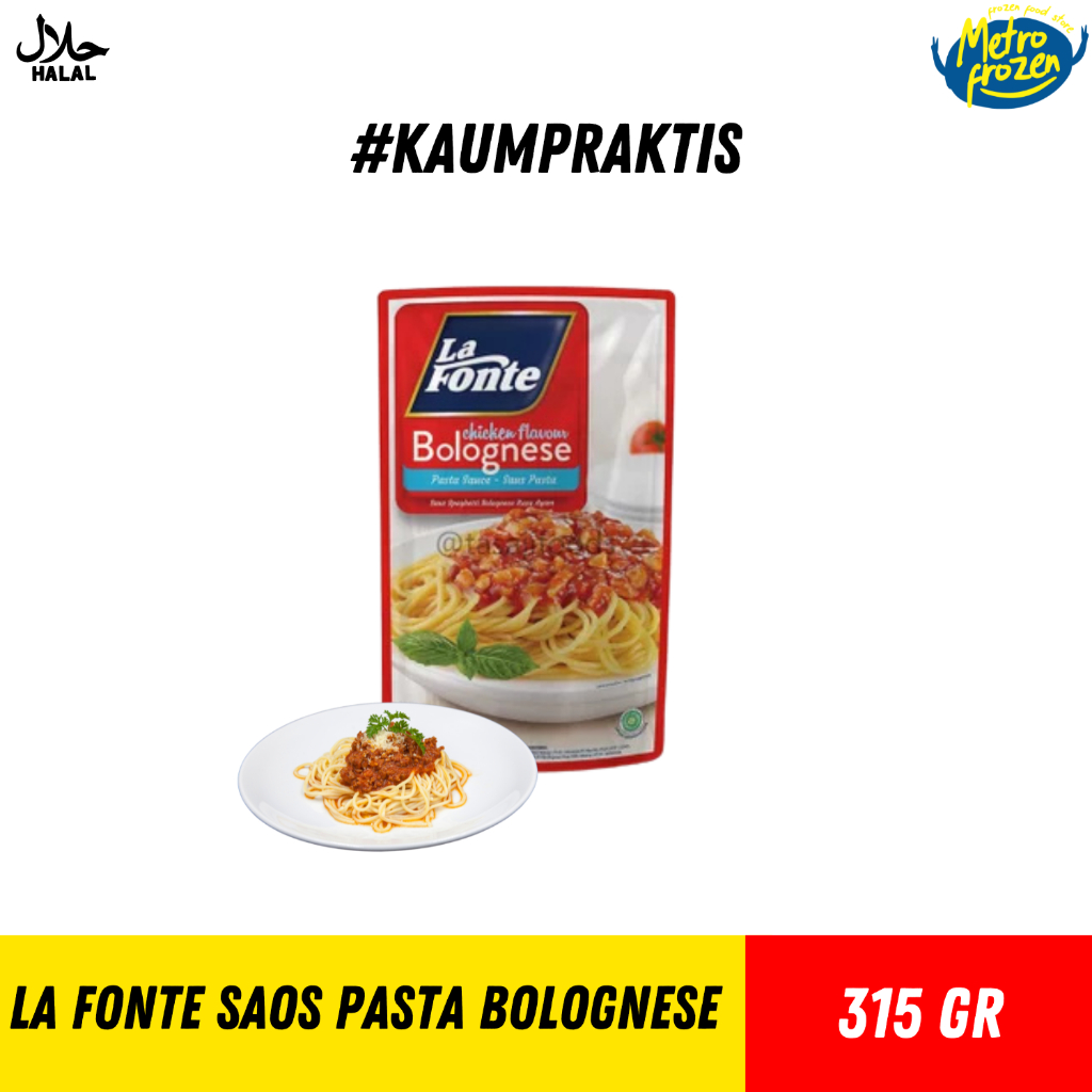 

LA FONTE Saos Bolognese Ayam 290gr