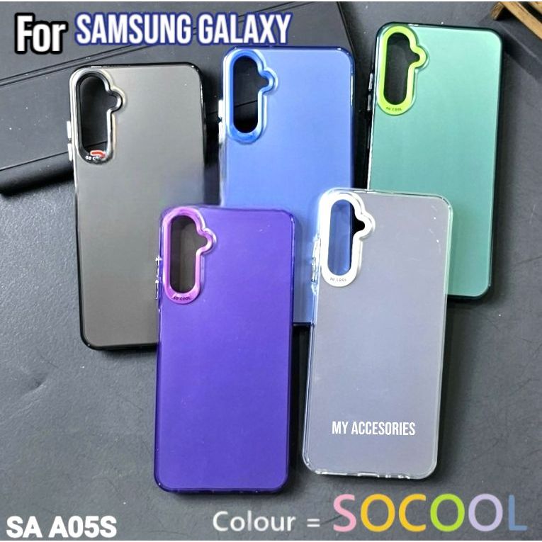 BARU Case SOCOOL Hybrid Plating Hologram COLOR Matte SAMSUNG A17 A07 A16 A05 A05S A04 A04E A04S A03 