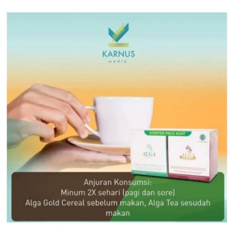 

Paket AGAT ( Alga Gold + Alga Tea)