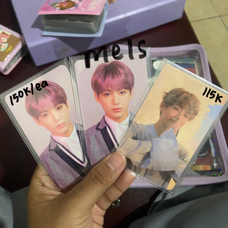 OFFICIAL PHOTOCARD BTS ALBUM HER O TAEHYUNG JUNGKOOK ANSWER L OSIS
