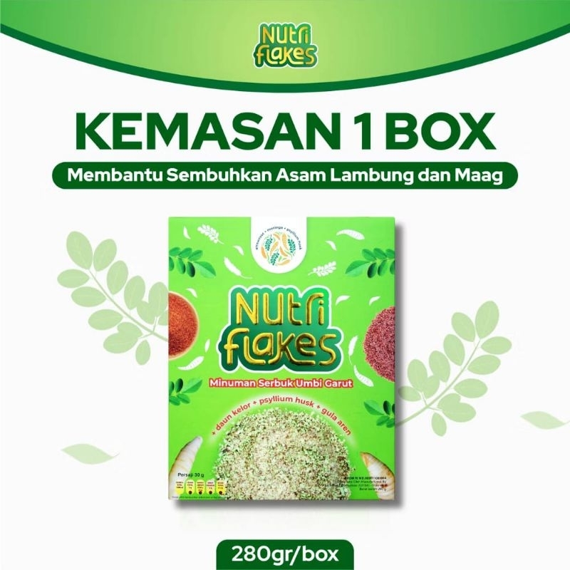 

NUTRIFLAKES - SEREAL UMBI GARUT DAN SUSU ETAWA ATASI | ASAM LAMBUNG | GANGUAN PENCERNAAN | HEPATITIS ASLI 100% ORIGINAL