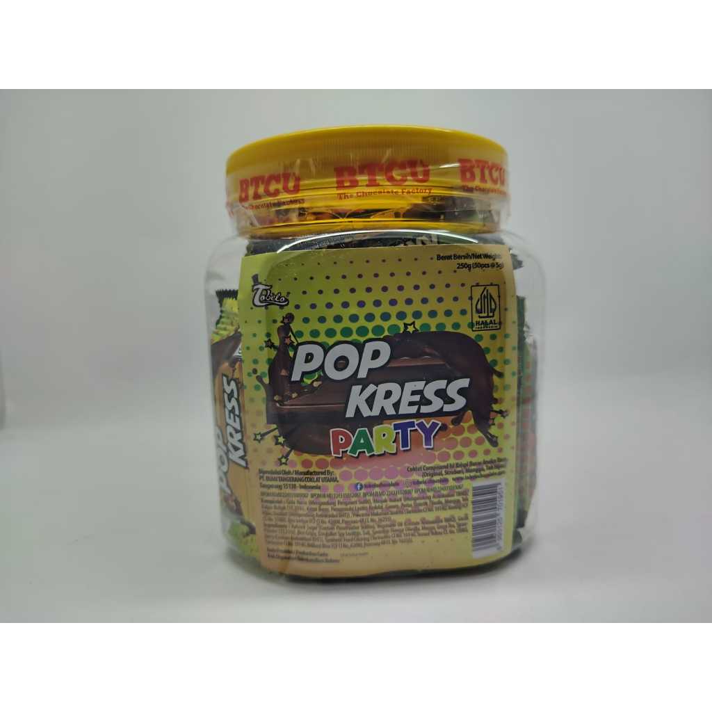 

Coklat Pop Kress Party Tobelo Toples Oleh Oleh Khas Bali