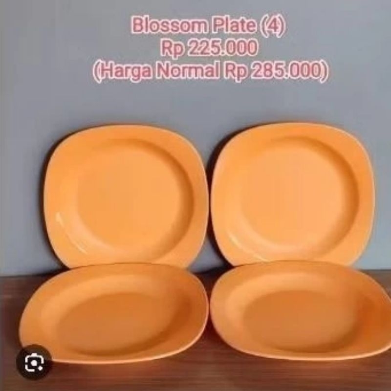Blossom plate Tupperware