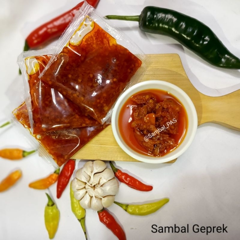 

PAKET BUNDELING SAMBAL GEPREK 20Gram & 30gram (isi 100Pcs)