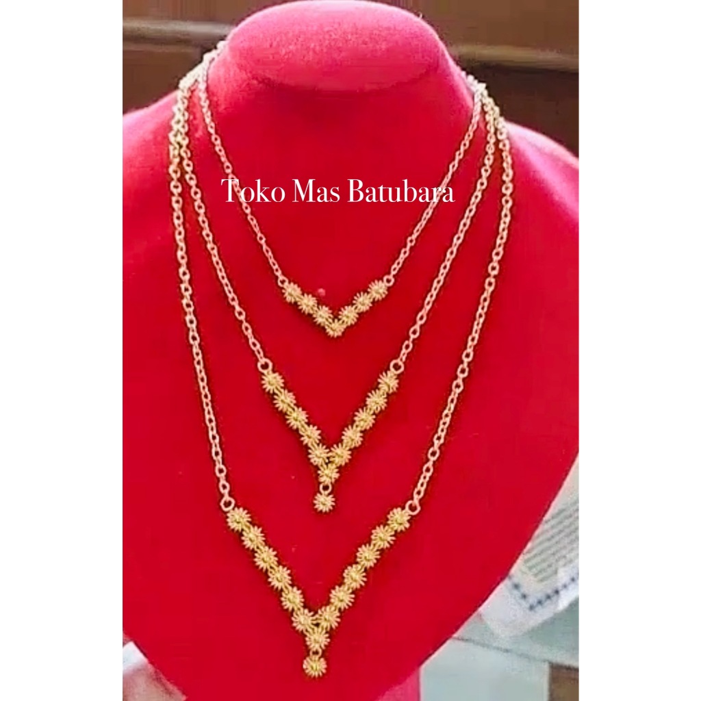 KALUNG MATAHARI EMAS LONDON 24K 20K