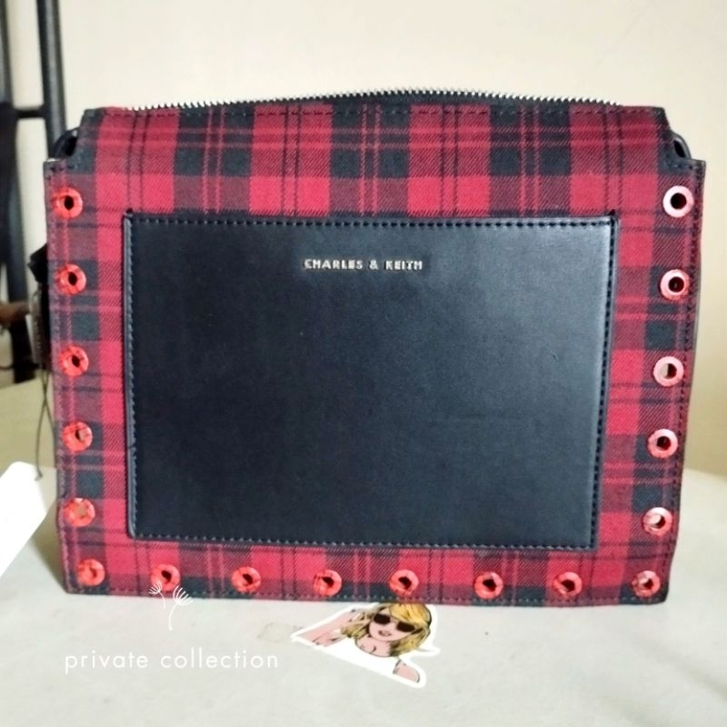 Tas Preloved Sling Bag Charles Keit PL Crack Simpan CK Sling Bag