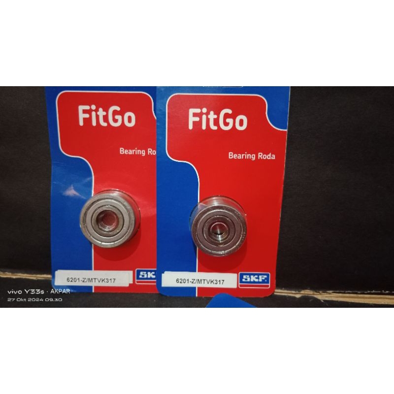 LAHER RODA DEPAN SKF FITGO 6201-Z/MTVK317 BEAT FI VARIO 125 SUPRA X 125