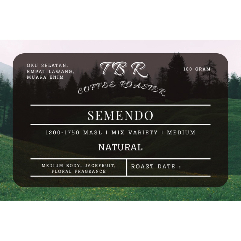

Arabika Semendo Sumatera Selatan (Roasted Beans)