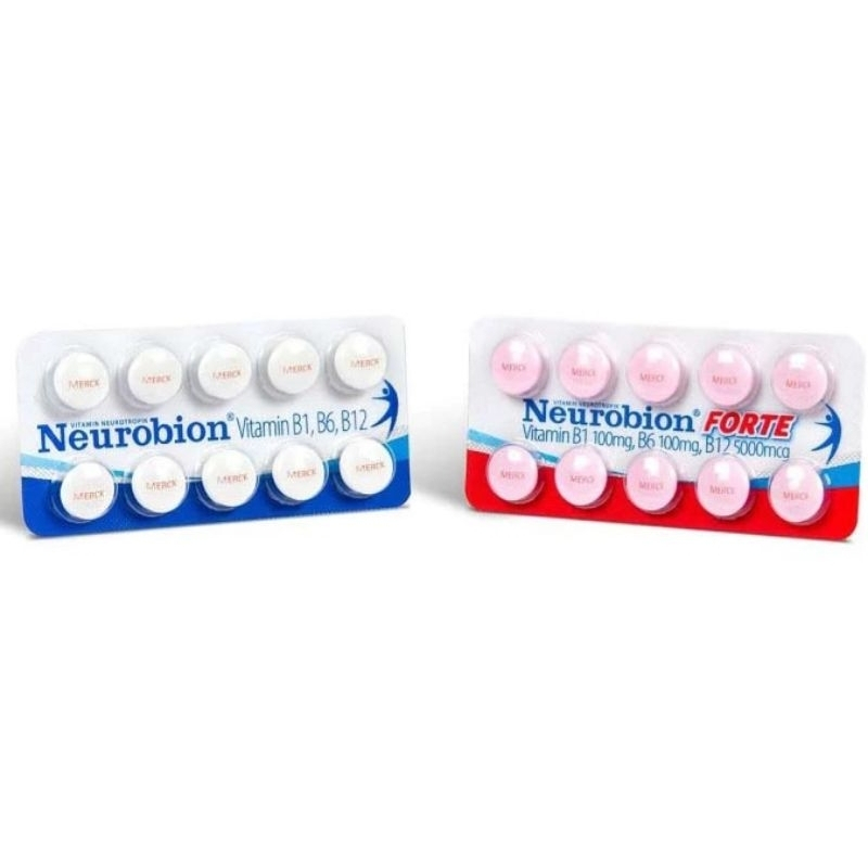 Neurobion / Neurobion Putih / Neurobion Forte CT / Neurobion Pink Strip 10 Tablet - Suplemen Sistem 