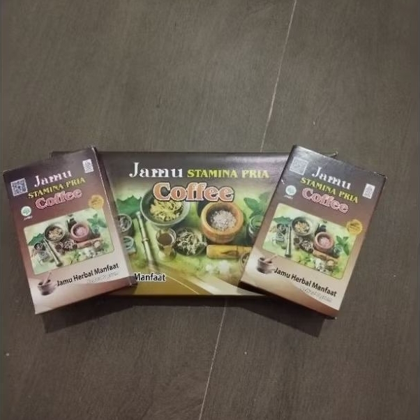 

Jamu stamina pria coffee - isi 6 sacet