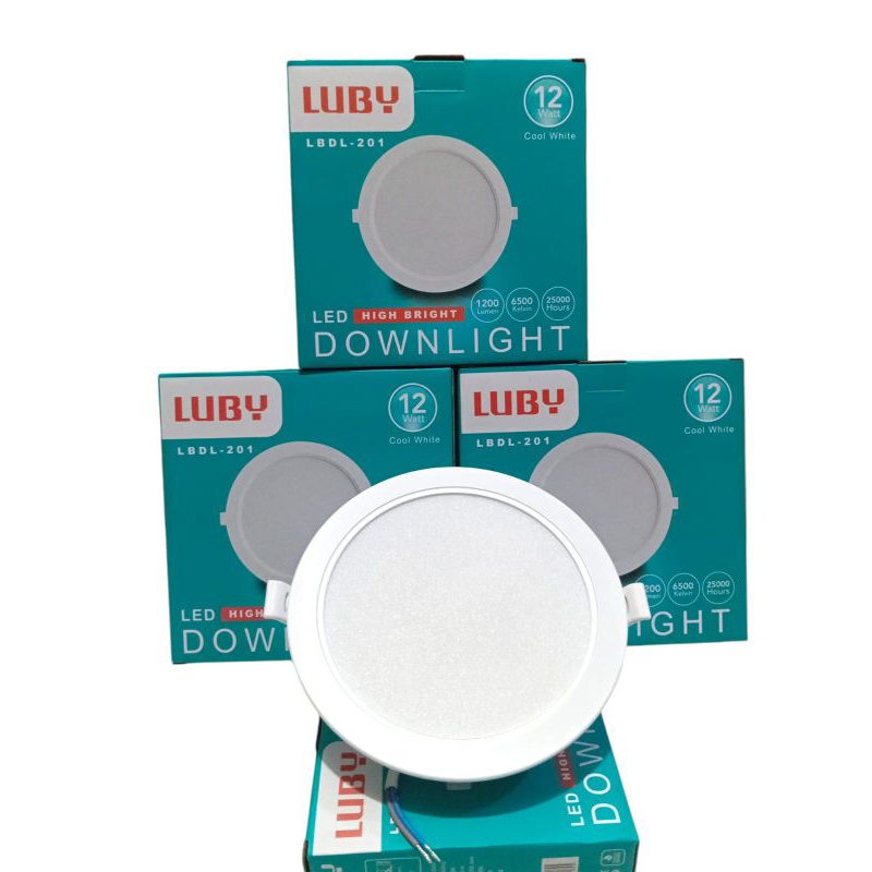 Lampu Led Downlight Panel Luby 5w 9w 12w 18w 24w Putih Lampu Slim Panel jjj