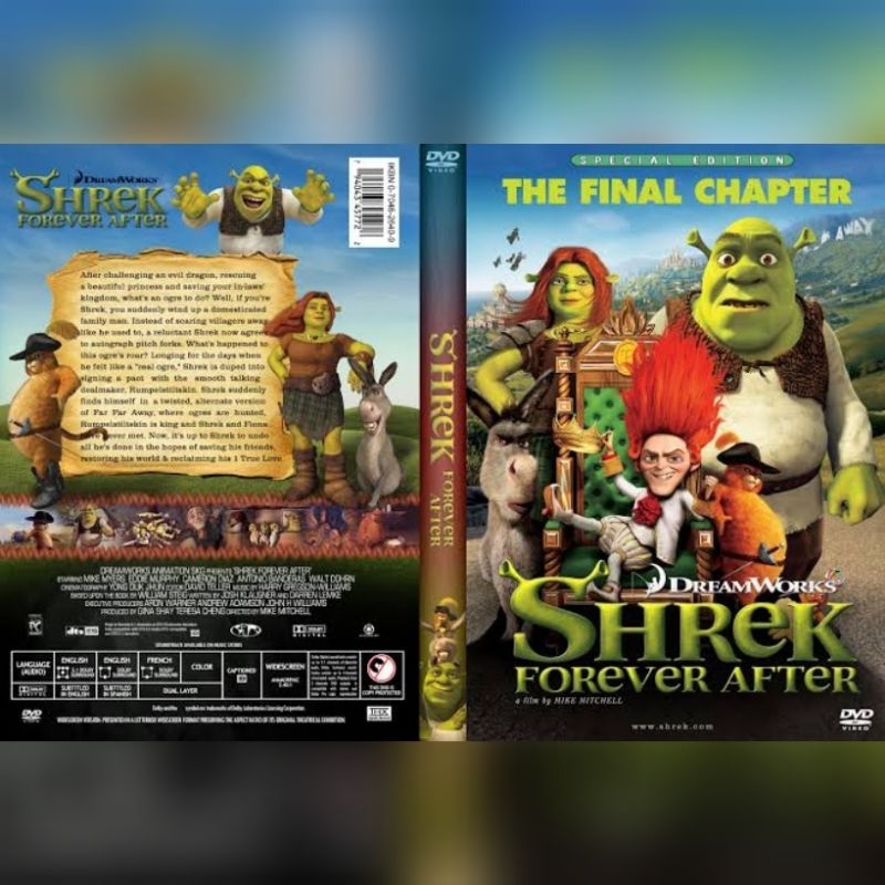 Kaset Film Animasi SHREK FOREVER AFTER [ 2010 ]