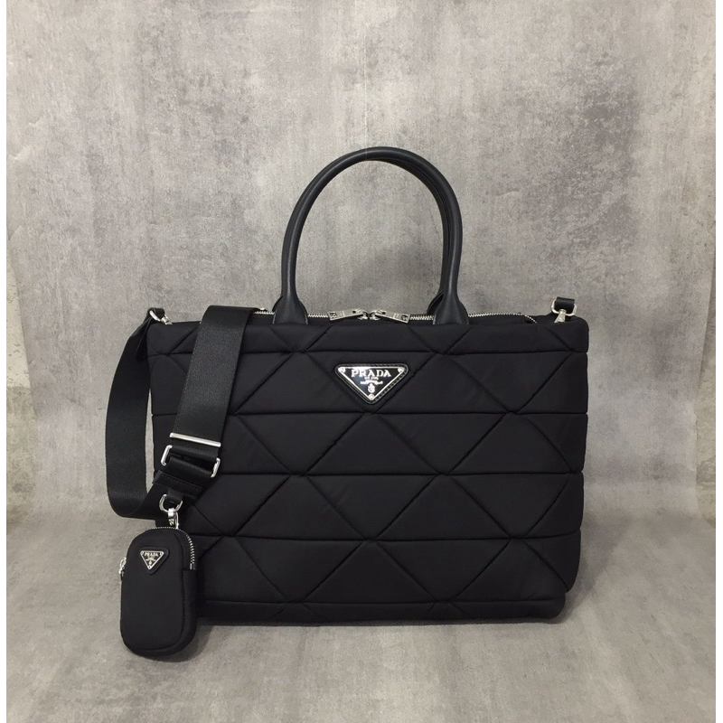Prada Re-Nylon Quilted Tote Bag