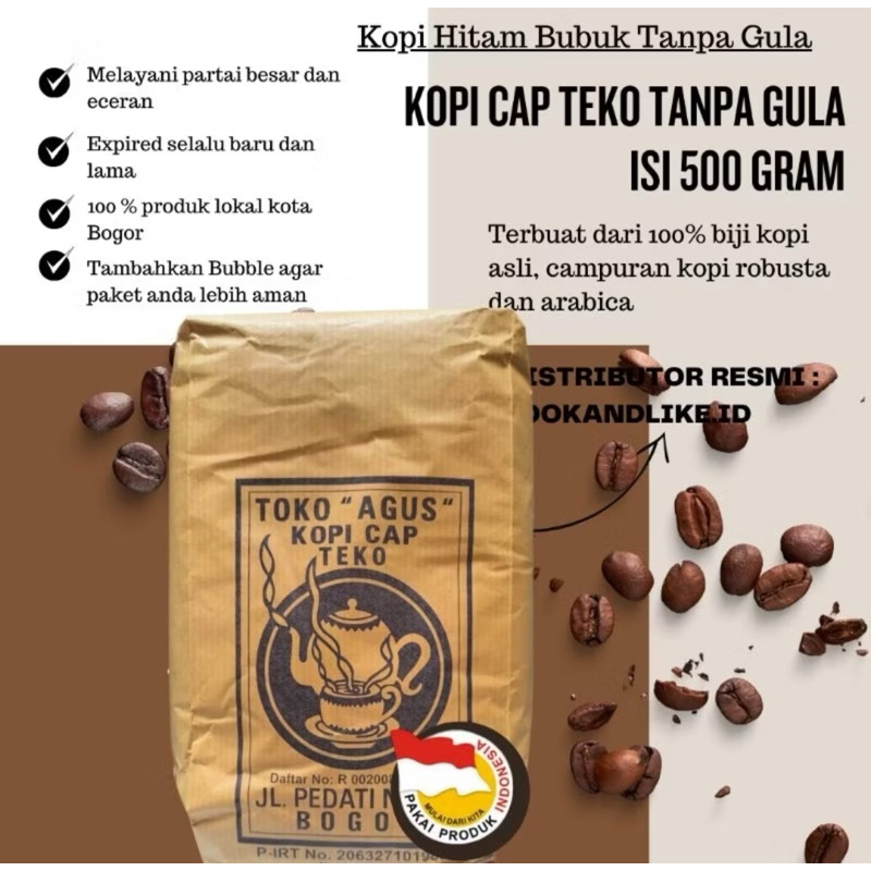 

KOPI CAP TEKO - KOPI LEGENDARIS KHAS BOGOR CAP TEKO