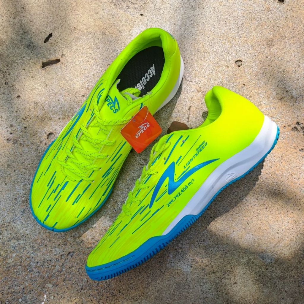 Sepatu Bola Specs Lightspeed Reborn anak dan dewasa warna stabilo biru terlaris COD