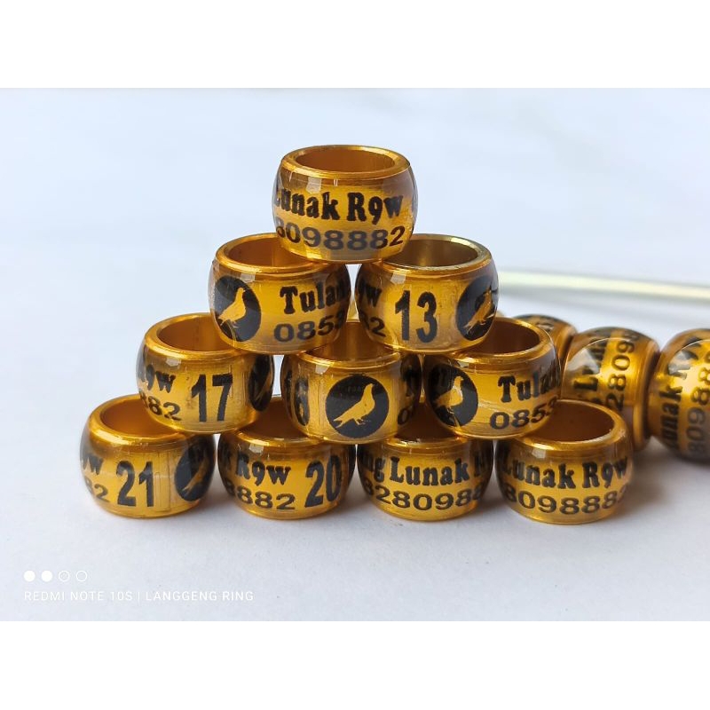 RING BURUNG DONAT MERPATI,MURAIBATU,LB,PERKUTUT,KENARI