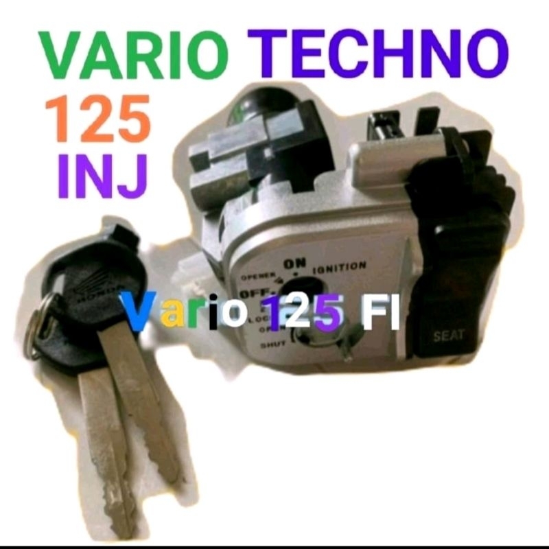 KUNCI MOTOR / KUNCI KONTAK SET ASSY VARIO TECHNO 125 INJ OEM