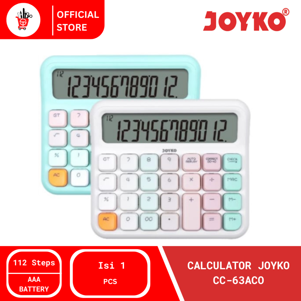 

Calculator | Kalkulator Joyko CC-63ACO (1 PCS)