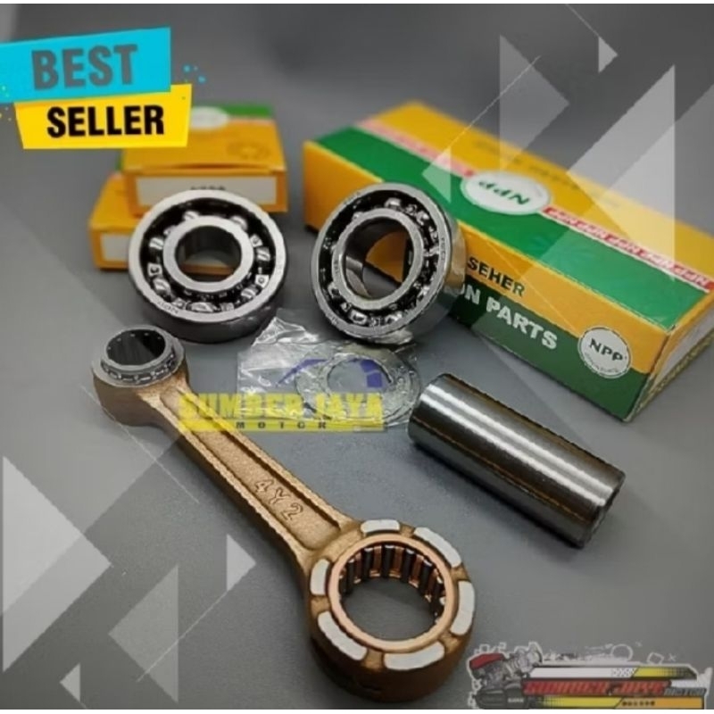 SEPAKET STANG SEHER CONROD RXK RX KING SET LAHER KRUK AS npp