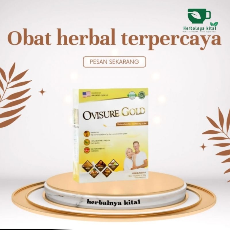 

1 BOX OVISURE GOLD MILK SUSU OBAT TULANG DAN SENDI YG SEHAT 100% DIMFOR USA