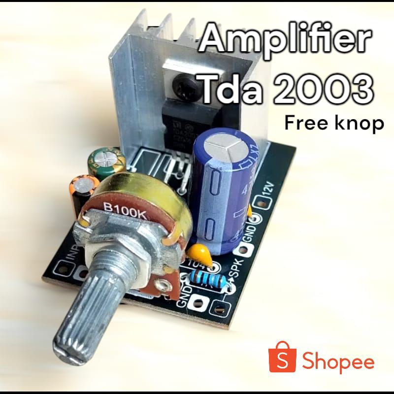 Amplifier 12v tda2003