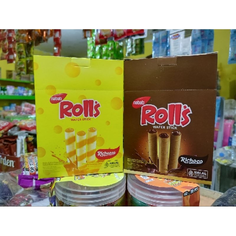

Nabati Rollis Box isi 20 pcs x 8g