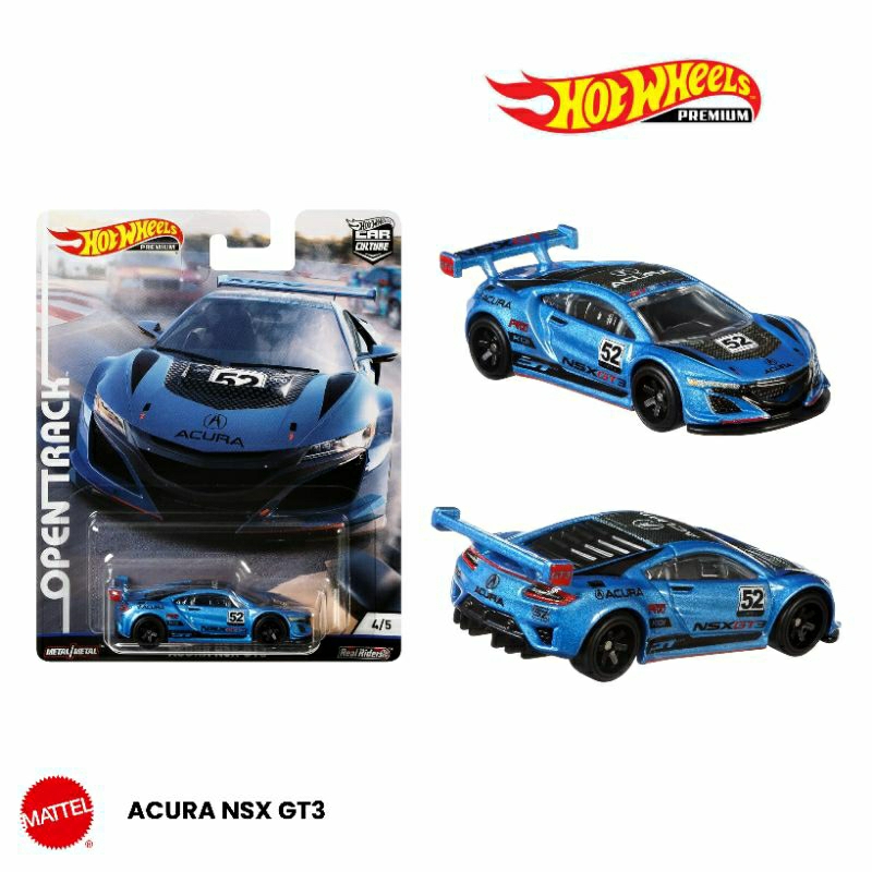 Hot Wheels Premium Open Track Acura NSX GT3