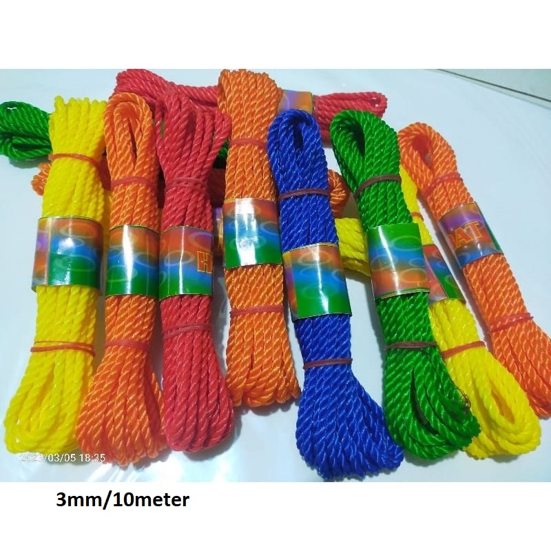 Tali Tambang  PE ukuran 3mm/10meter