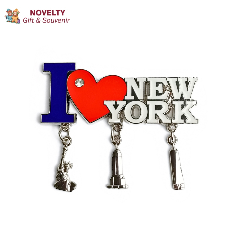 Stellarspace16 Souvenir Magnet Kulkas York Negara Amerika Usa